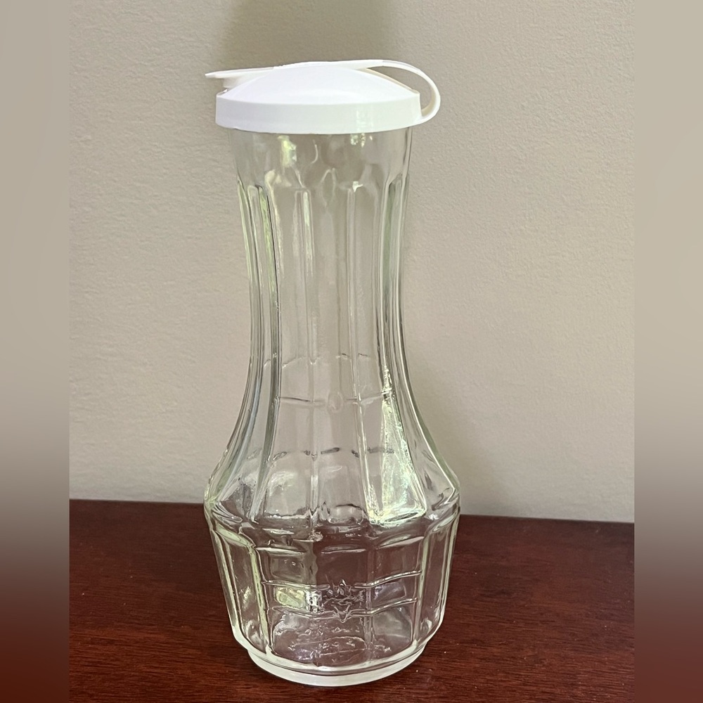 Vintage Good Seasons Salad Dressing Cruet Glass Shaker Bottle Oil Vinegar